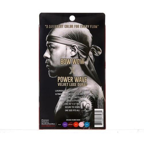 Red By Kiss Bow Vow X Power Wave Luxe Velvet Durag